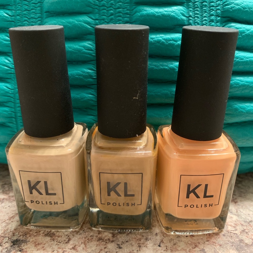 KL Polish nude bundle beige peach